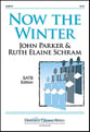 Now the Winter SATB choral sheet music cover